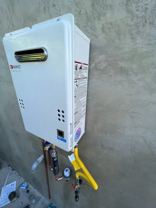 Tankless water heater installation for Forest homes